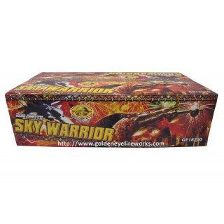 Kembang Api Sky Warrior Cake 1.8 Inch 200 Shots - GE18200